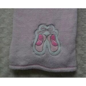 Baby Gear Ballet Shoes Blanket Pink Dance Slippers Plush Security Lovey Girl